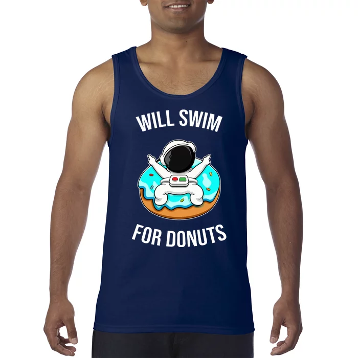 Will Swim For Donuts Tank Top