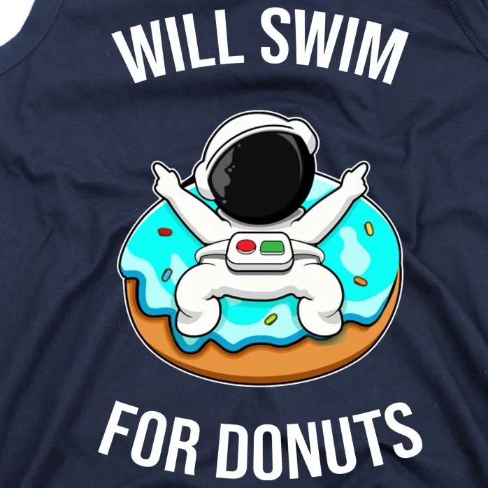 Will Swim For Donuts Tank Top