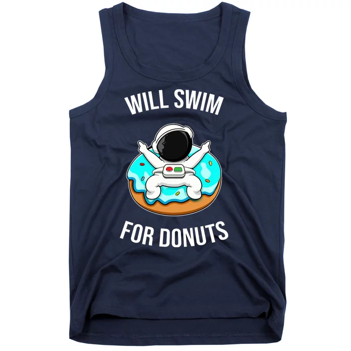 Will Swim For Donuts Tank Top