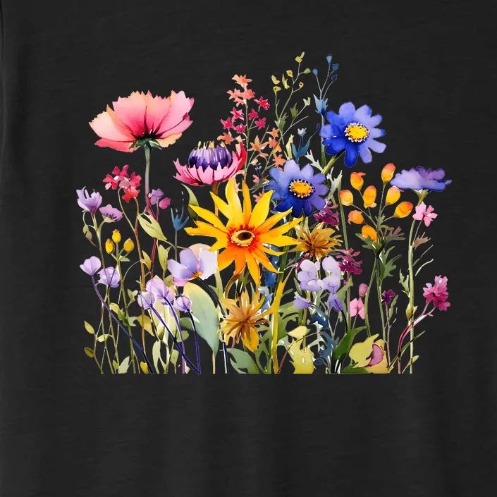 Wildflower Summer Flowers Blooming Floral Graphic ChromaSoft Performance T-Shirt