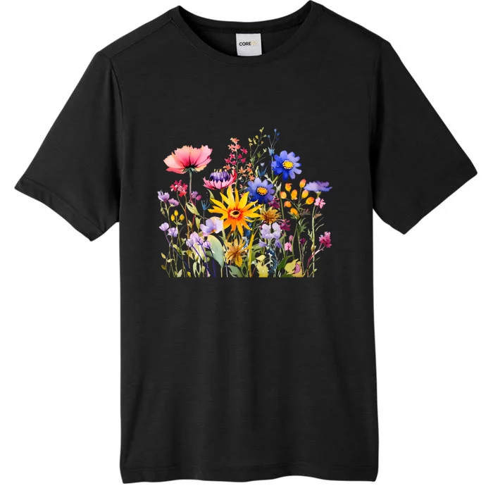 Wildflower Summer Flowers Blooming Floral Graphic ChromaSoft Performance T-Shirt