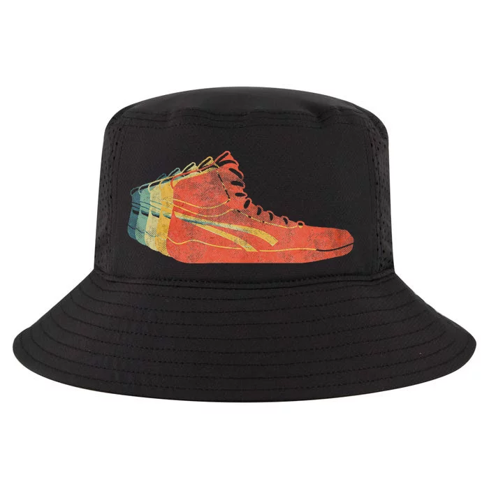 Wrestling Shoe funny sport lover wrestling Cool Comfort Performance Bucket Hat