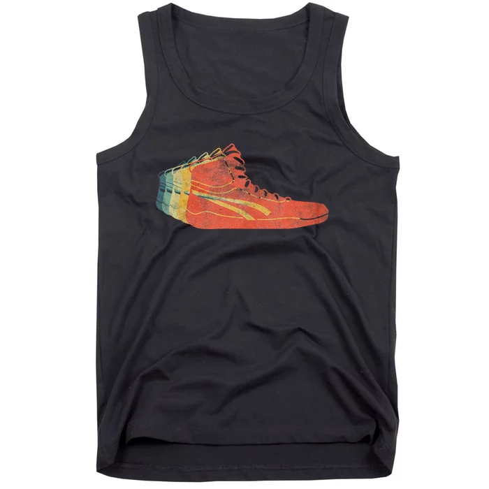 Wrestling Shoe funny sport lover wrestling Tank Top