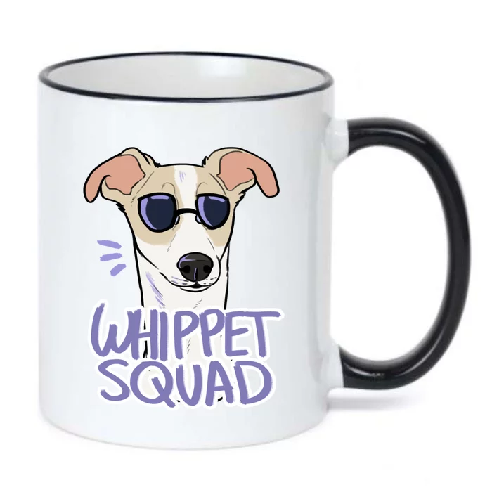 Whippet Squad (Fawn) Black Color Changing Mug