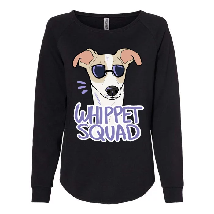 Whippet Squad (Fawn) Womens California Wash Sweatshirt