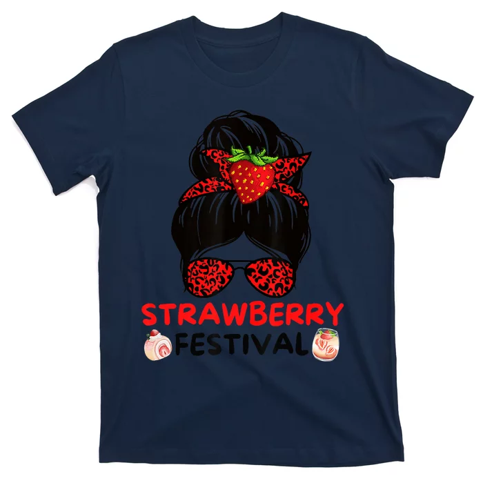 Women Strawberry Festival Fruit Lover T-Shirt