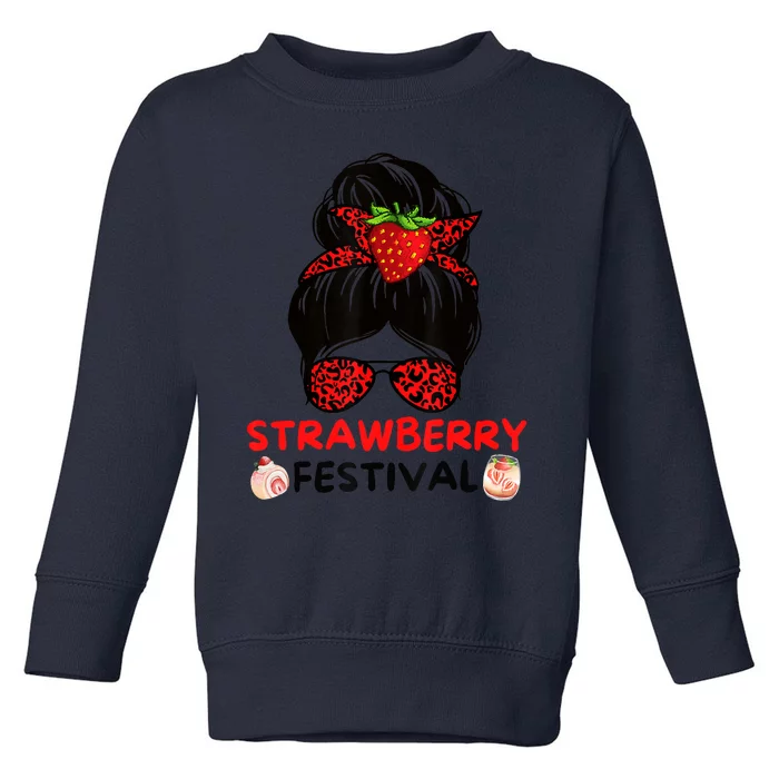 Women Strawberry Festival Fruit Lover Toddler Sweatshirt