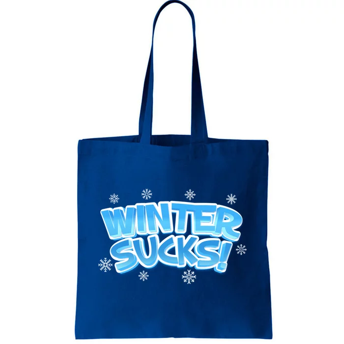 Winter Sucks Funny Christmas Gift Tote Bag