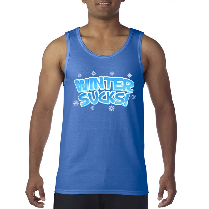 Winter Sucks Funny Christmas Gift Tank Top