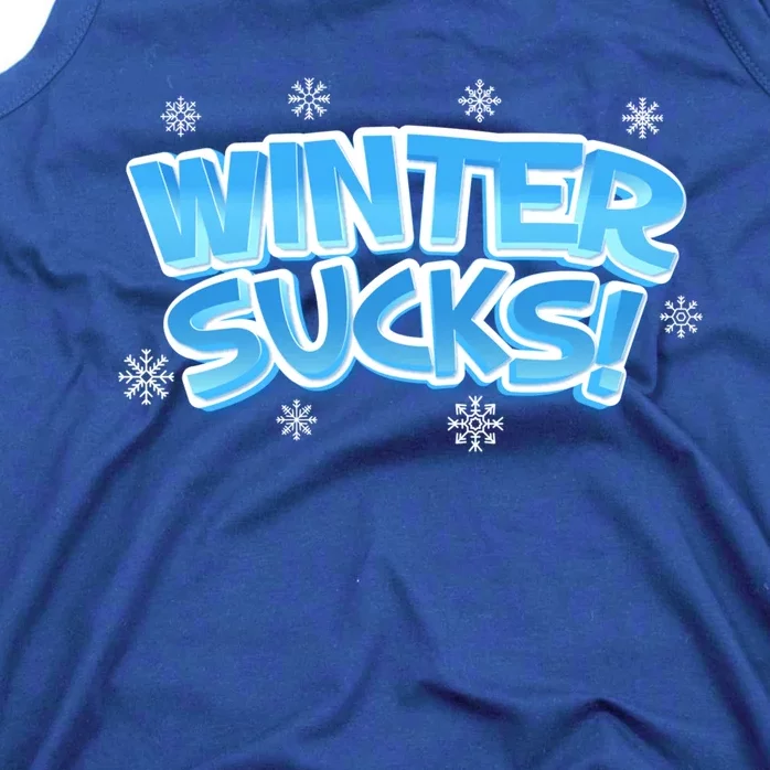 Winter Sucks Funny Christmas Gift Tank Top