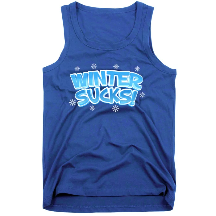 Winter Sucks Funny Christmas Gift Tank Top