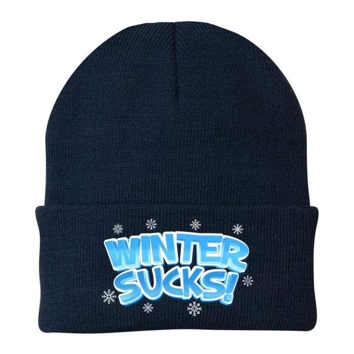 Winter Sucks Funny Christmas Gift Knit Cap Winter Beanie