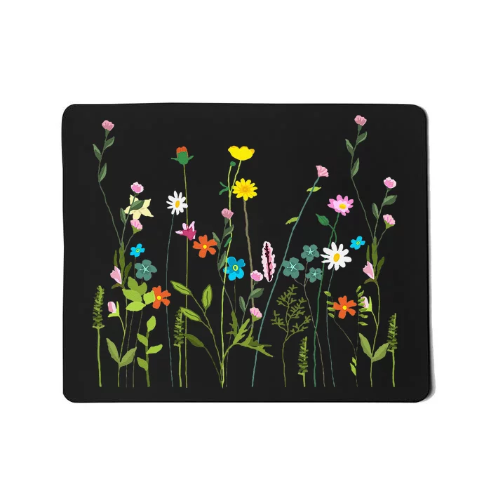 Wildflower Summer Flowers Blooming Floral Graphic Mousepad