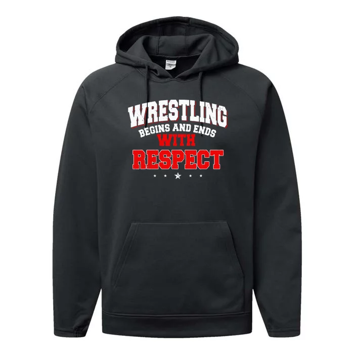 Wrestling Sport Fans Wrestlers Submission Freestyle Performance Fleece Hoodie