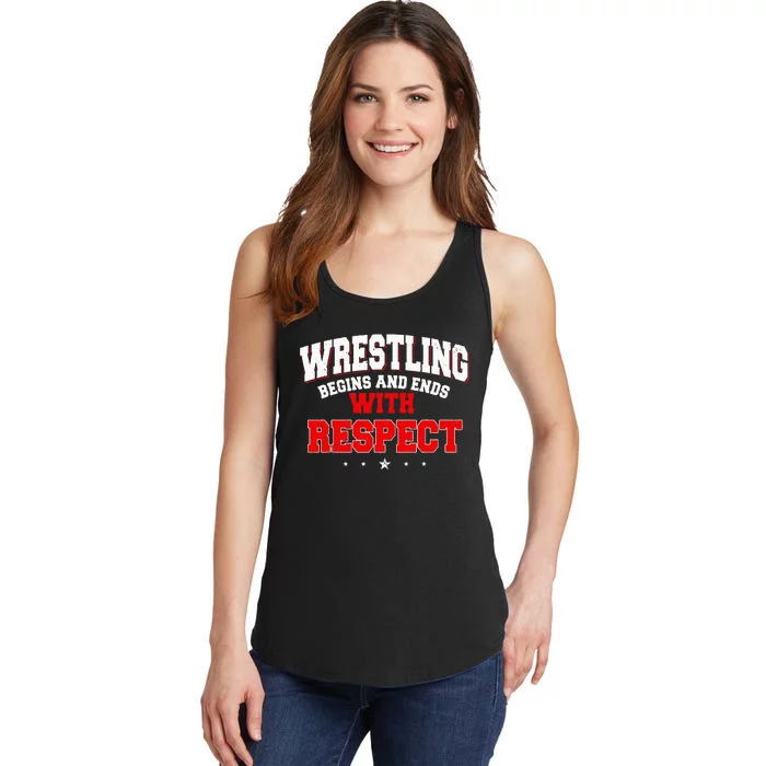 Wrestling Sport Fans Wrestlers Submission Freestyle Ladies Essential Tank