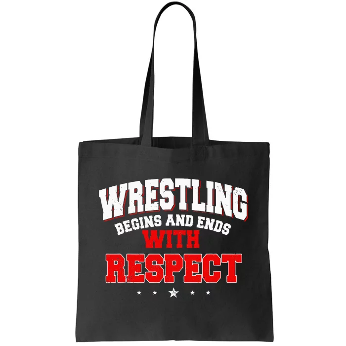 Wrestling Sport Fans Wrestlers Submission Freestyle Tote Bag