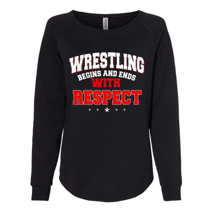 Wrestling Sport Fans Wrestlers Submission Freestyle Womens California Wash Sweatshirt