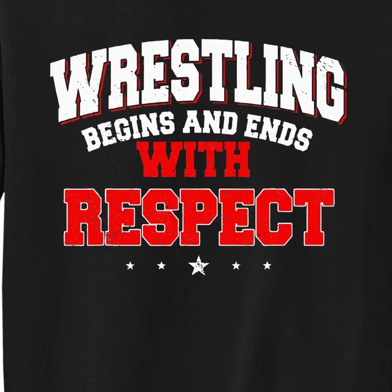 Wrestling Sport Fans Wrestlers Submission Freestyle Tall Sweatshirt