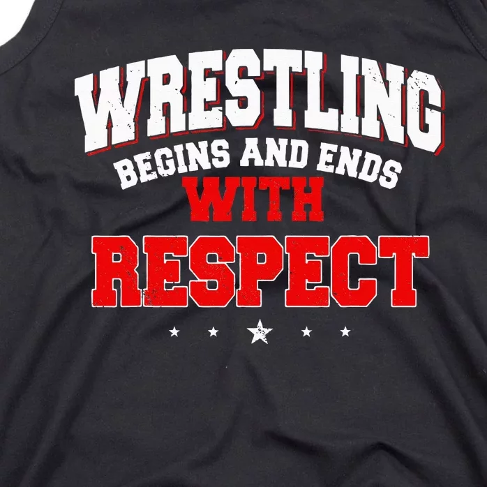 Wrestling Sport Fans Wrestlers Submission Freestyle Tank Top