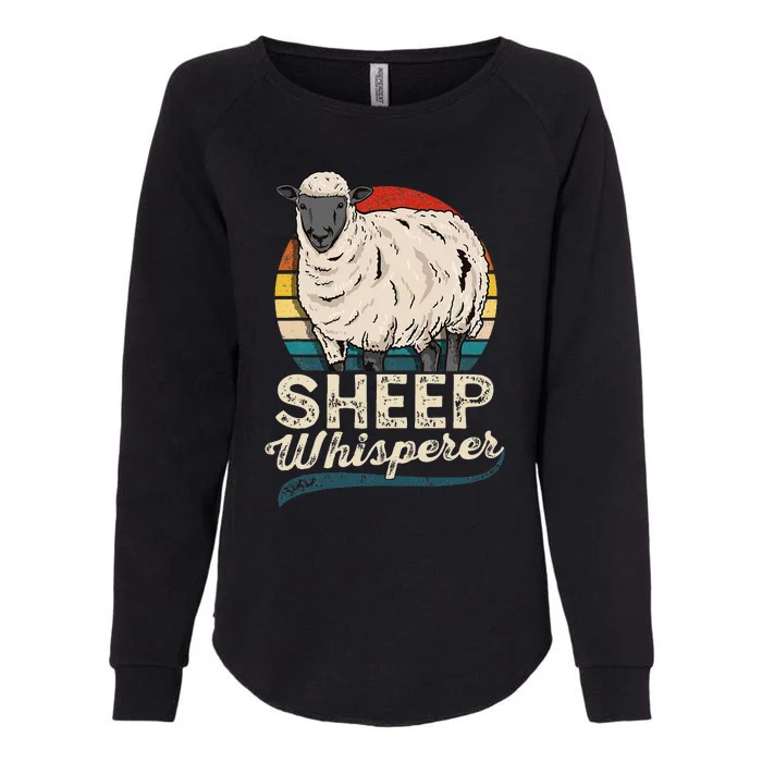 Whisperer S.H.E.E.P Farmer Rancher Ranch Womens California Wash Sweatshirt