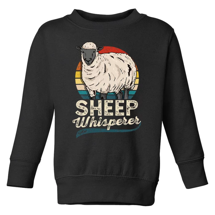 Whisperer S.H.E.E.P Farmer Rancher Ranch Toddler Sweatshirt