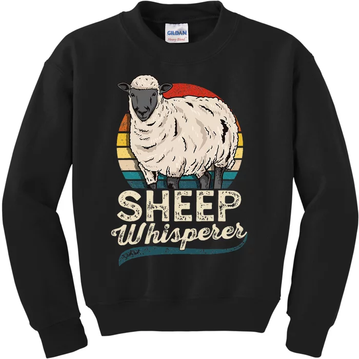 Whisperer S.H.E.E.P Farmer Rancher Ranch Kids Sweatshirt