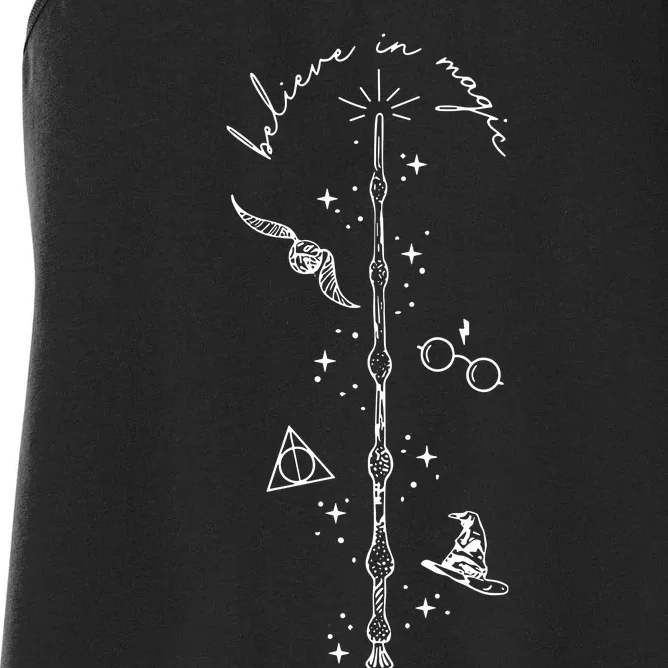 Wizard School Fandom Women's Racerback Tank