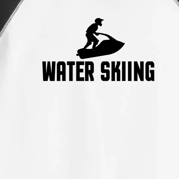 Water Skiing Funny Surface Water Sports Gift Toddler Fine Jersey T-Shirt