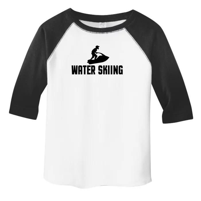 Water Skiing Funny Surface Water Sports Gift Toddler Fine Jersey T-Shirt