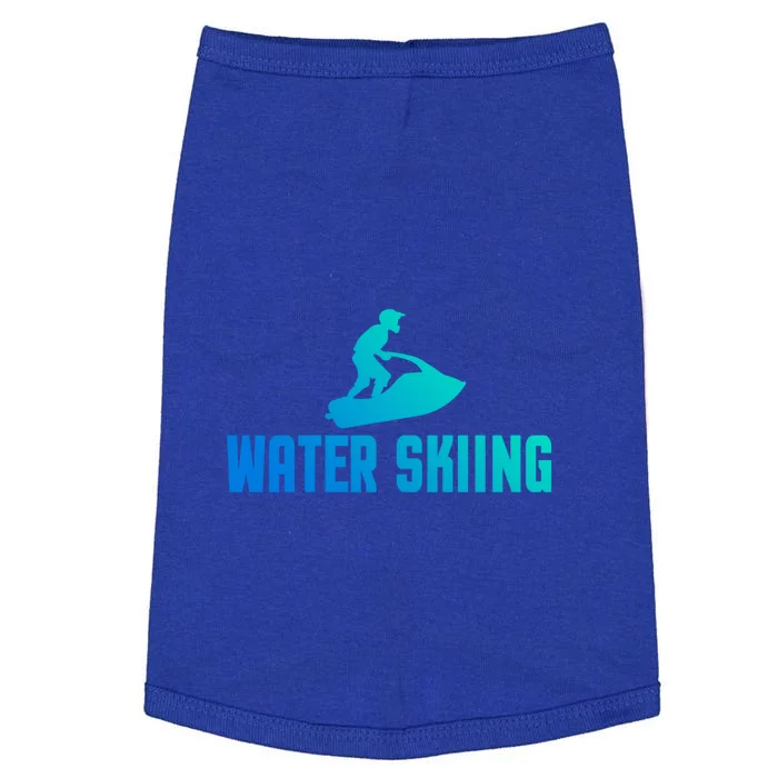 Water Skiing Funny Water Skier Gift Doggie Tank