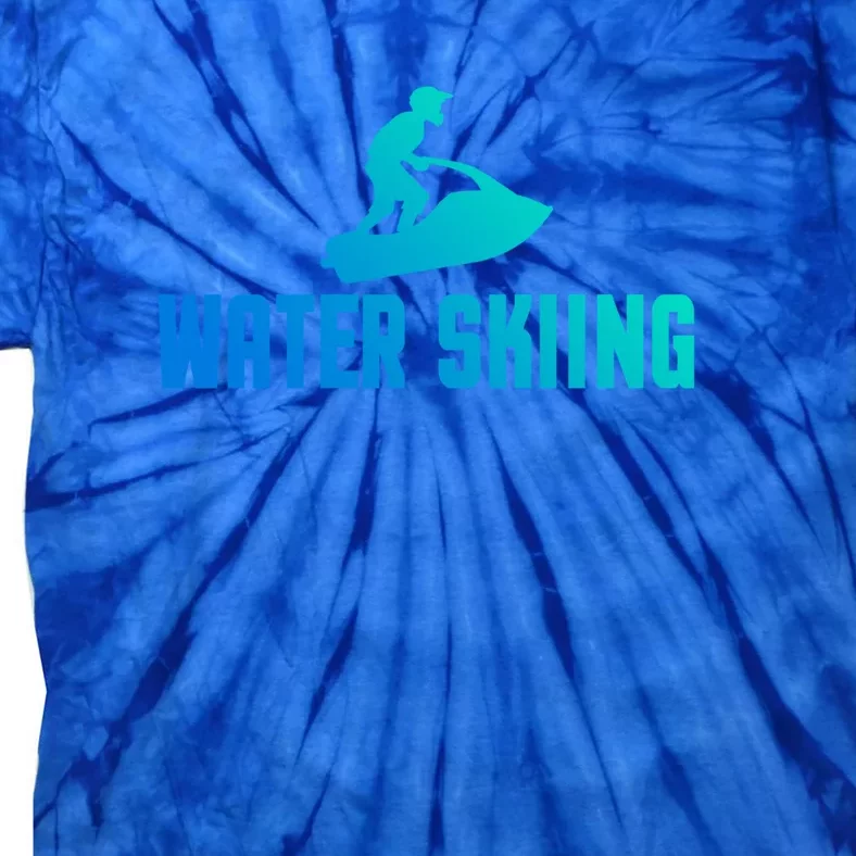 Water Skiing Funny Water Skier Gift Tie-Dye T-Shirt