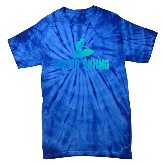 Water Skiing Funny Water Skier Gift Tie-Dye T-Shirt