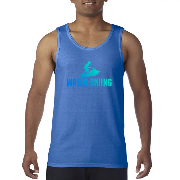 Water Skiing Funny Water Skier Gift Tank Top