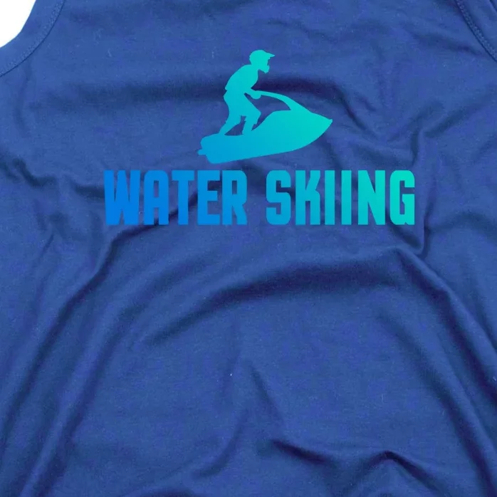 Water Skiing Funny Water Skier Gift Tank Top