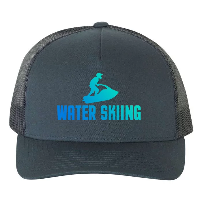 Water Skiing Funny Water Skier Gift Yupoong Adult 5-Panel Trucker Hat