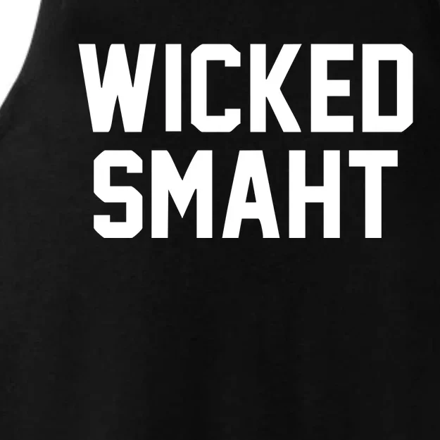 Wicked Smaht Funny Ladies Tri-Blend Wicking Tank