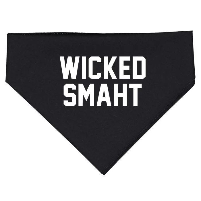 Wicked Smaht Funny USA-Made Doggie Bandana