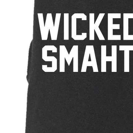 Wicked Smaht Funny Doggie 3-End Fleece Hoodie