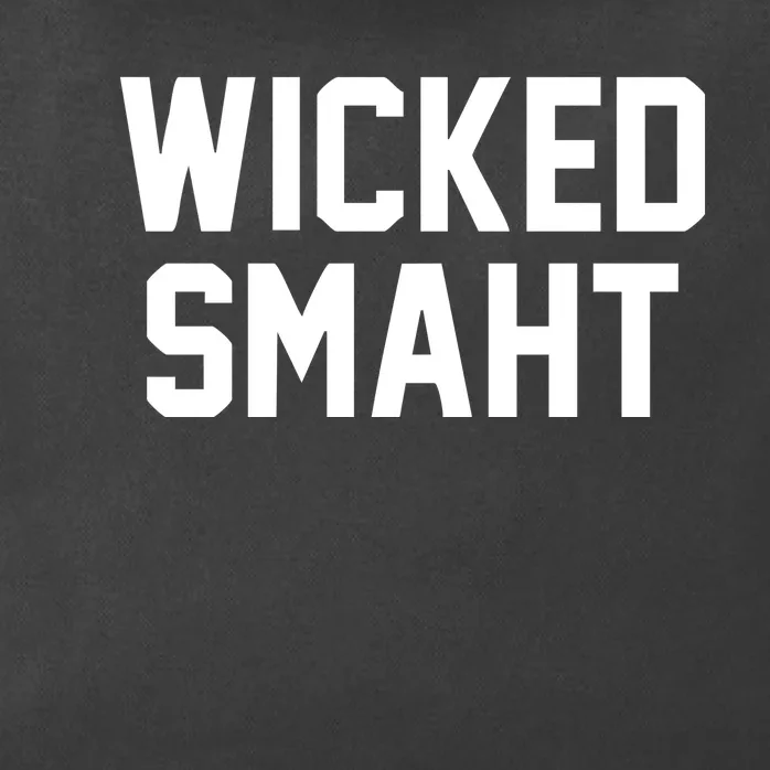 Wicked Smaht Funny Zip Tote Bag