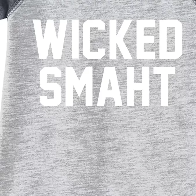 Wicked Smaht Funny Infant Baby Jersey Bodysuit