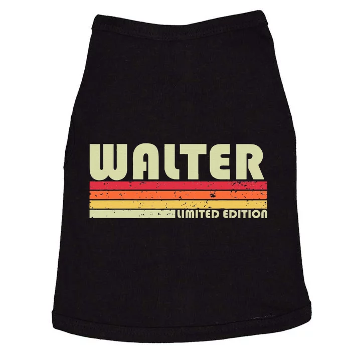 Walter Surname Funny Retro Vintage 80s 90s Birthday Reunion Doggie Tank