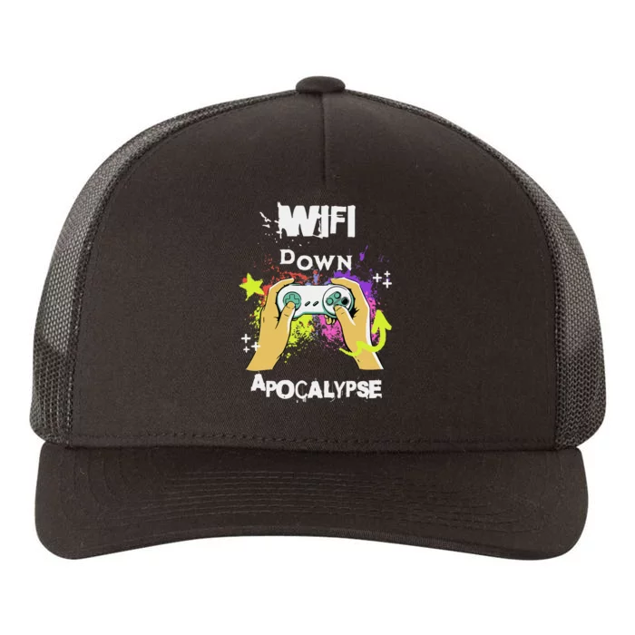 Wifi Sayings Gamer Gifts Gaming Video Games Game Yupoong Adult 5-Panel Trucker Hat