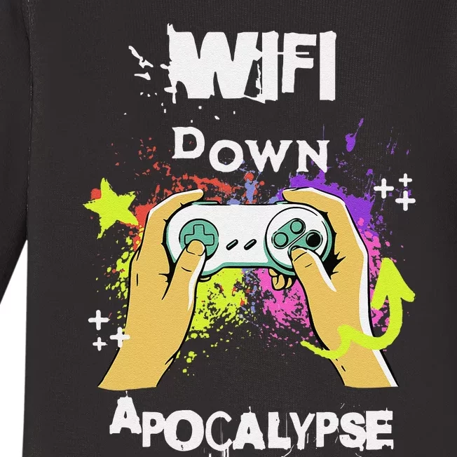 Wifi Sayings Gamer Gifts Gaming Video Games Game Baby Long Sleeve Bodysuit