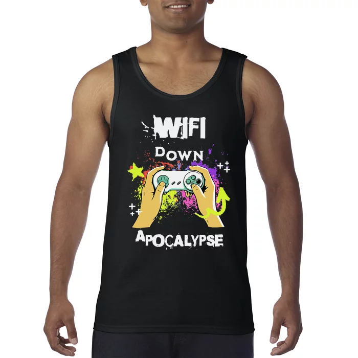 Wifi Sayings Gamer Gifts Gaming Video Games Game Tank Top