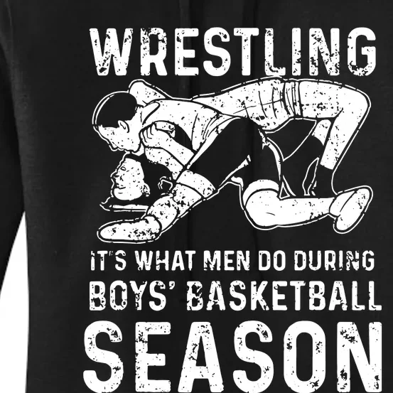 Wrestling Season Gift Women's Pullover Hoodie