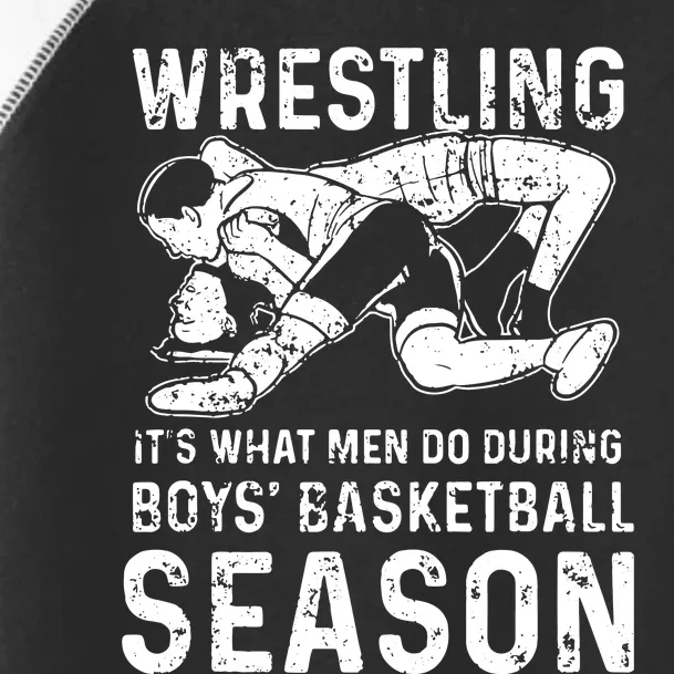 Wrestling Season Gift Toddler Fine Jersey T-Shirt