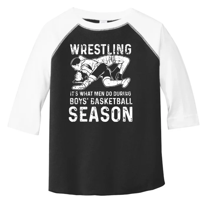 Wrestling Season Gift Toddler Fine Jersey T-Shirt