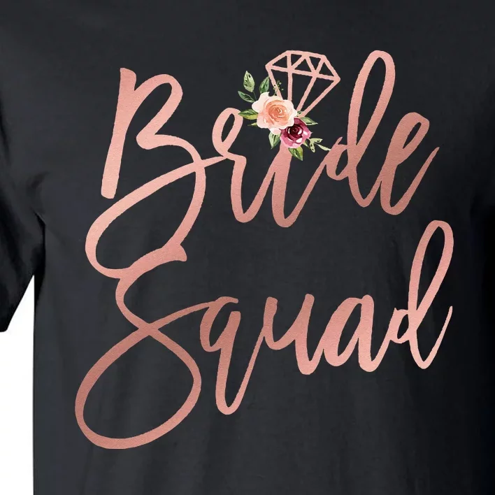 Wedding Shower Gift For Bridesmaid Best Friends Bride Squad Tall T-Shirt