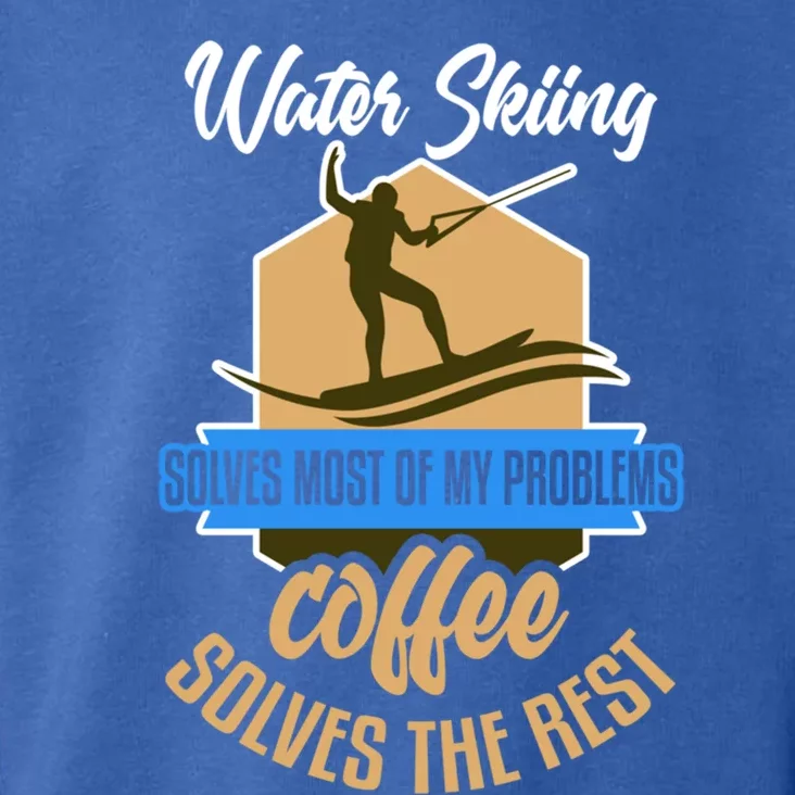 Water Skiing Great Gift Funny Coffee Fan Water Skier Water Ski Gift Toddler Hoodie