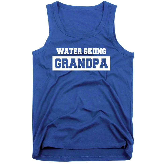 Water Skiing Grandpa Water Skier Gift Tank Top